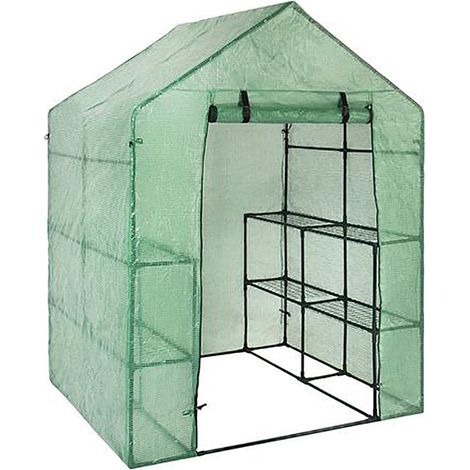 Mini invernadero portátil de PVC para uso exterior y cultivo de plantas. (1/5)