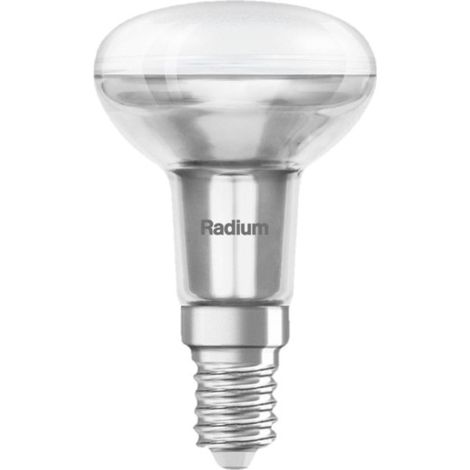 Radium LED R50 E14 2,6W – 210 lm, 2700K, Verre Opale – Remplace 40W