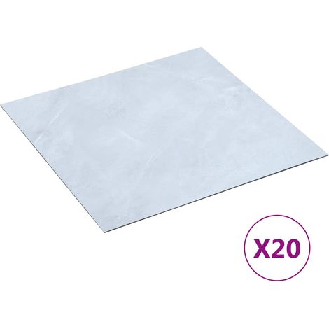 vidaXL Tablones de suelo autoadhesivos Mármol 30,5 x 30,5 cm 20 uds. (1/2)