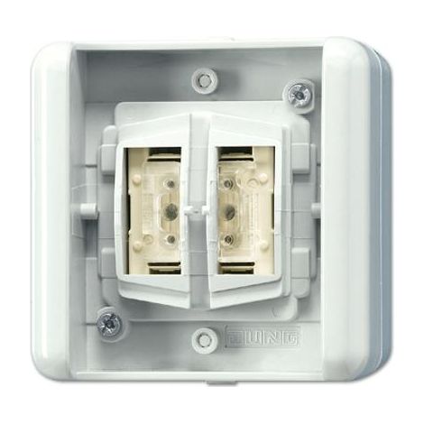Jung Pulsante KNX BA – Posizione pulsante – 2fach, WG 800 8472.01 LED W