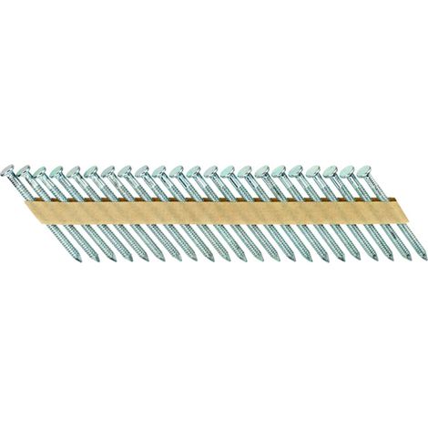 Clou d'ancrage DNM DEWALT 60 mm 33 degrés tige annulaire Galvanisé 2000 pièces