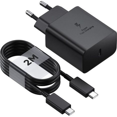 45W Samsung Chargeur Rapide, Port USB Type C Cable Chargeur Samsung Ultra Rapide Chargeur Compatible avec (2m)