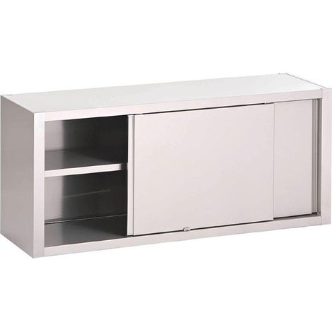 Armoire Suspendue Inox Avec Portes Coulissantes - Gamme 400 - Gastro M