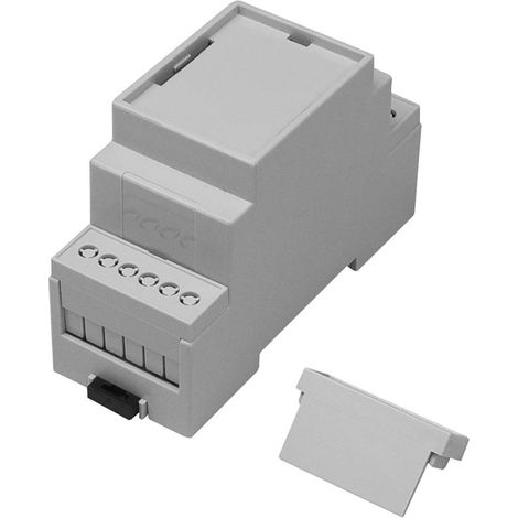 Kit de boîtier rail DIN RS PRO Couvercle plein, Dimensions 36 x 90 x 58mm 2 pôles ( Prix pour 1 ) (1/2)