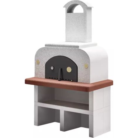 forno pizza a legna palazzetti "easy medium" con basamento 4 pizze (1/4)