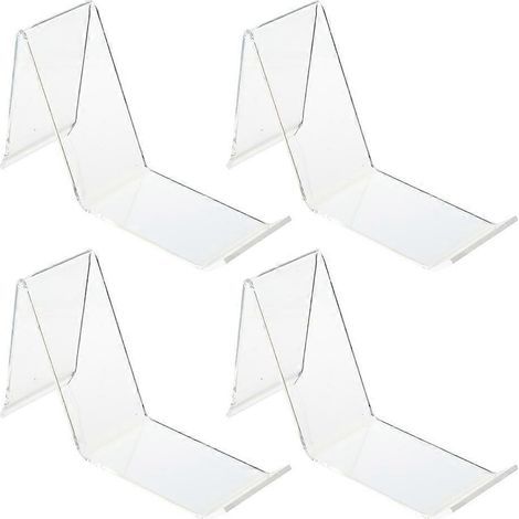 transparente Schuhständer, ideal für Einkaufszentren. – 14,5 x 8 cm – Weiß (1/4)