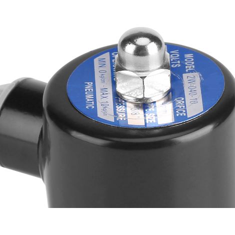 Électrovanne 220 V DN10 3/8", normalement fermée, pour eau, huile, air et gaz. (1/5)