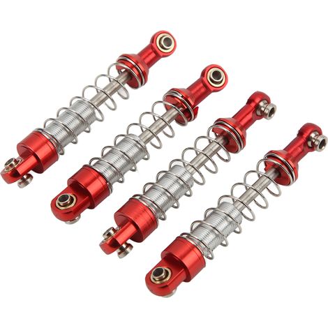 Paar 60-mm-Aluminium-Stoßdämpfer, RC-Teile für WPL C14 C24 MN D90 99S, rot (1/5)