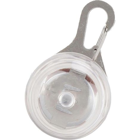 Pendentif lumineux LED pour animaux de compagnie, 3 modes d'éclairage, lampe de sécurité nocturne à clipser sur les colliers (lumière colorée) (1/2)
