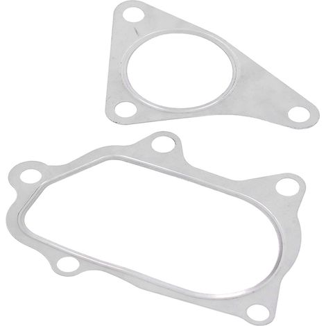 Joint de collecteur turbo acier inoxydable 44022AA150, kit de 2 pièces anti-corrosion, compatible moteur 2.0L 2.5L, étanche haute performance. (1/5)