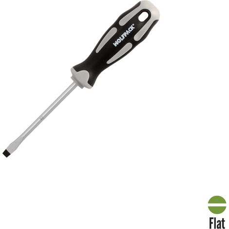 S2-Stahl-geprägter Flachschraubendreher – 1,2 x Ø 6,5 x 100 mm (1/5)