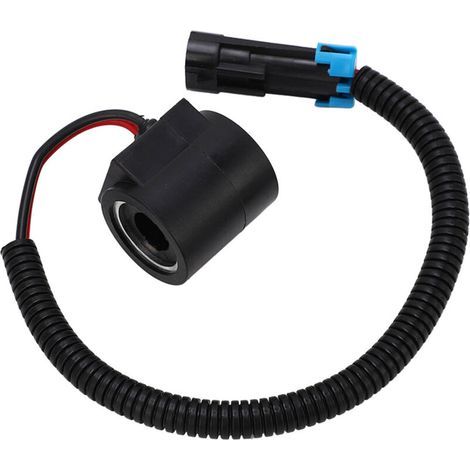 Bobine d'électrovanne 12 V avec connecteur 1/2 pouce alésage 6671025, convient pour chargeuse compacte Bobcat 751 753 763 773 7753 (1/4)