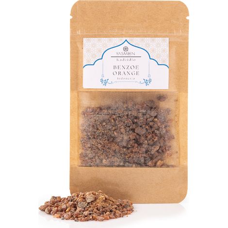 Yasmeen Benzoe Naranja - incienso natural - resina, 10 g (1/2)