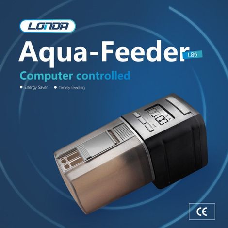 Distributeur automatique de nourriture pour aquarium programmable 4 repas par jour (1/5)