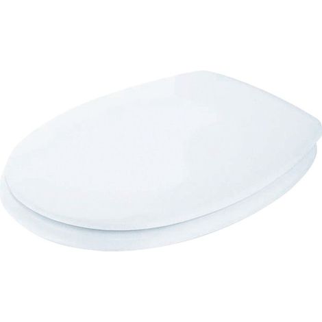 Abattant WC avec couvercle, charnières inox blanc IDEAL STANDARD