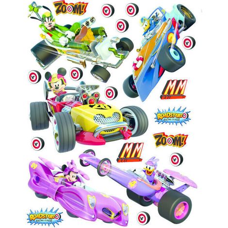 Stickers géant Mickey Racers Disney (1/5)