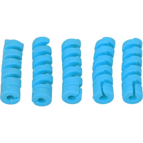 Manchon de Protection Bleu pour Câbles de Frein et Dérailleur Vélo, Lot de 5 (1/5)