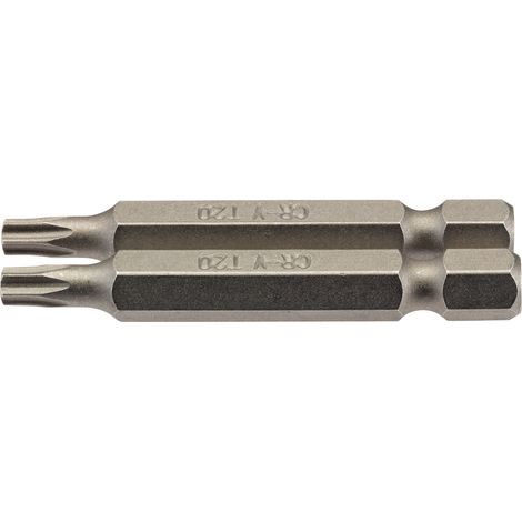 Draper T20 1/4 Hex. Draper TX-STAR&174 Insert Bit 50mm Long x 2 (66488) (1/5)