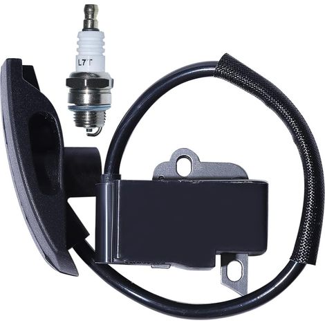 Module bobine d'allumage avec kit bougie adapté pour Stihl BR350 BR350Z BR430 BR430Z SR430 Souffleur à dos 4244 400 1307 0000 400 7000 (1/5)