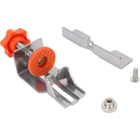 Équerre réglable inox robuste pose porte meuble 9-40mm montage portable pour panneau 5cm cuisine salle de bain armoire (1/5)