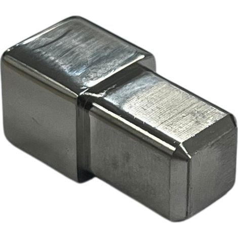 Capsula Profilo Rivestimento Prosquare Acciaio Inox Lucido – 12,5 mm
