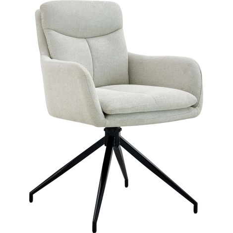 Esszimmerstuhl Somers Stoff creme