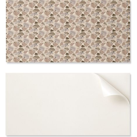 Juego de azulejos de PVC decorativos para cocina o ba帽o, con estampado geom茅trico abstracto, 10x40x20 cm.