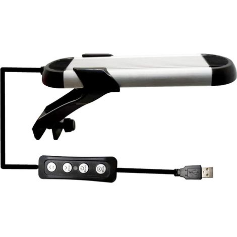 Lampe d'aquarium à spectre complet, lampe d'aquarium à pince USB, lampe pour plantes aquatiques d'aquarium de bureau (1/5)