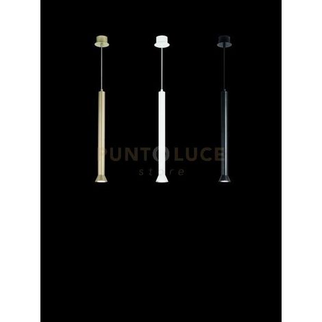 SOSPENSIONE LILA GRANDE ORO 1 LUCE ATTACCO GU10 D.6,6CM H.48CM