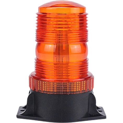 Pack De 2 Gyrophares À LED, Feux Stroboscopiques Clignotants De Sécurité Orange, À Vis, pour ChasseNeige 1224 V, Camions, Véhicules De Construction