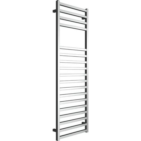 Termoarredo bagno scaldasalviette forma square calorifero termosifone cromo lucido finitura- cromo lucido - misure h1500xl500xi470 mm - confezione 1 (1/4)