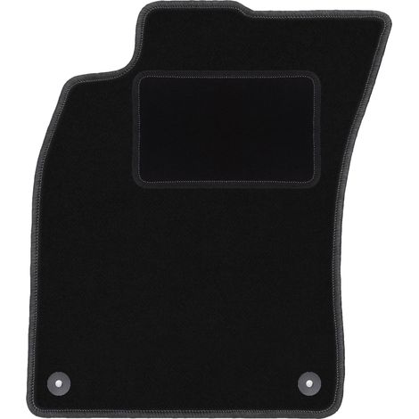 Tapicería negra mate para el asiento del conductor de: Audi A6 C6 sedán, familiar y Avant (2004-2006) (1/5)