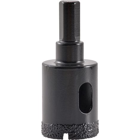 Foret diamanté pour scie cloche à noyau brasé 25 mm, coupe-trou creux pour verre, porcelaine, carrelage, marbre, céramique, granit (1/5)