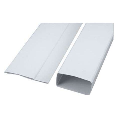 Unelvent – Tube rectangulaire pliant 40x110 – Gaine VMC PVC rigide – Installation rapide – Longueur 1.5m – Pour réseaux de VMC discrets (1/3)
