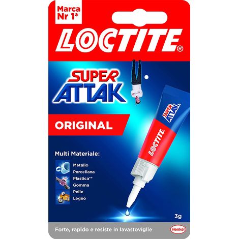 Super Attak Original Loctite Colla Istantanea Universale 3g (1/4)