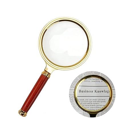 Loupe de poche, grossissement 10x, idéale pour l'apprentissage à domicile, la lecture et le dépannage. (1/5)