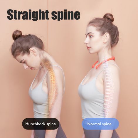 Correcteur de posture suspendu pour la nuque, redresseur de posture intelligent, appareil d'entraînement et redresseur de dos pour enfants et adultes (1/5)