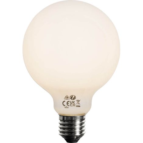 E27 3-Stufen dimmbare LED-Glühbirne Opal G95 4W 450lm 3000K (1/5)