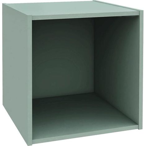 Mensola da parete a cubo multiuso 35x35x35cm Composite Pro YES - Verde (1/5)