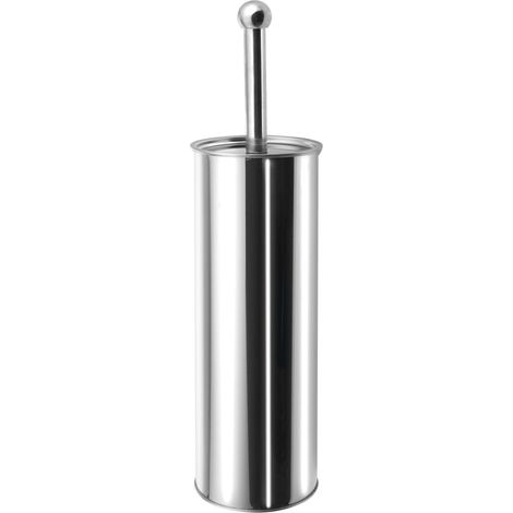 Brosse WC SIMPLE LINE, cylindrique, acier inoxydable brillant (1/4)