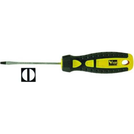 VIGOR - CACCIAVITE A TAGLIO IN ACCIAIO CROMO VANADIO 4X125MM