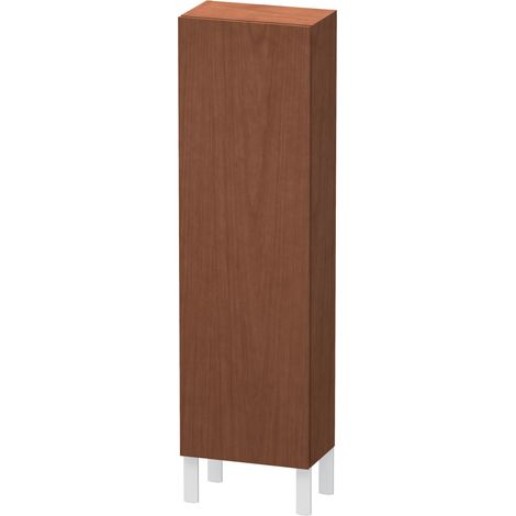 DU Halbhochschrank L-Cube 243x400x1320mm 1 Tür, TA re., amerik.nussbaum (1/5)