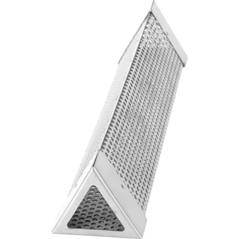 Tube de stockage de granulés fumés pour barbecue, en acier inoxydable 304 sans soudure, tube fumé triangulaire de 12 pouces. (1/5)
