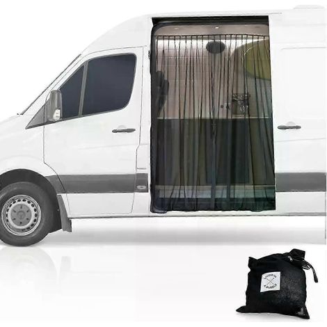 Insektenschutzgitter mit Reißverschluss für Mercedes Sprinter (Mittel- und Hochdach), Transit-Campingbusse, Hecktür, Fliegengitter, Moskitonetz – JXLGV (1/5)