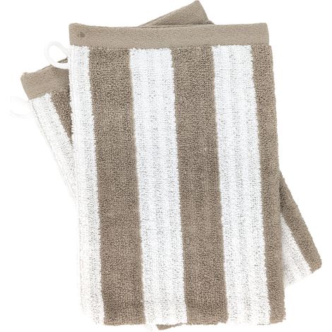 Gant de toilette collection EFFICIENCE STRIPES