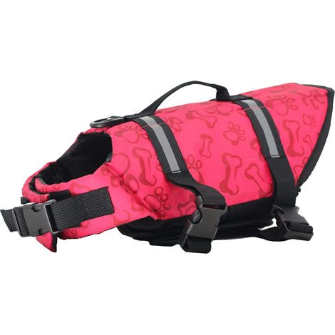 Gilet d’entraînement à la nage pour chien, ajustable, équipé de bandes réfléchissantes et clips sécurisés