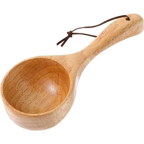 Cuchara de servir de acero inoxidable y cucharas para sopa, salsa y ensalada. (1/5)