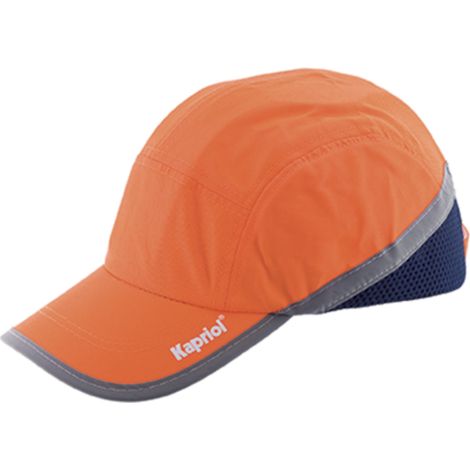CASQUETTE ANTI-HEURT EN 812 ORANGE FLUO - KAPRIOL - 28459 (1/2)