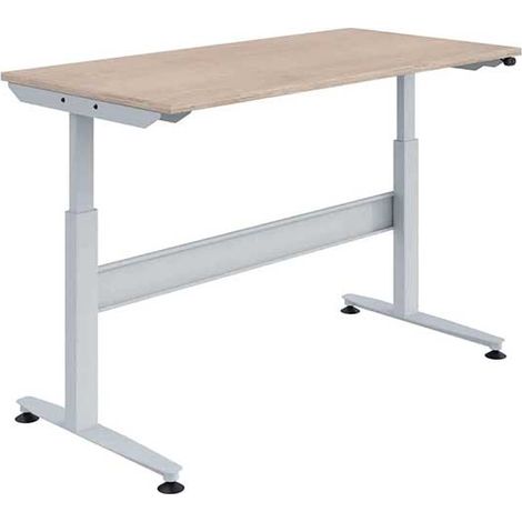 Banco da lavoro per officina regolabile in altezza - Carico mass. 140 kg - Dimensioni 1500x750x724/1124 mm - W010140004