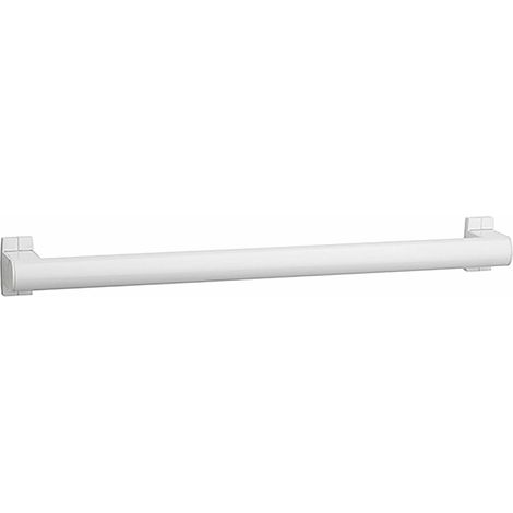 Pellet – Barre de maintien droite en aluminium 400 mm – Tube elliptique 38 x 25 mm – Finition blanche – Garantie anticorrosion 10 ans (1/5)